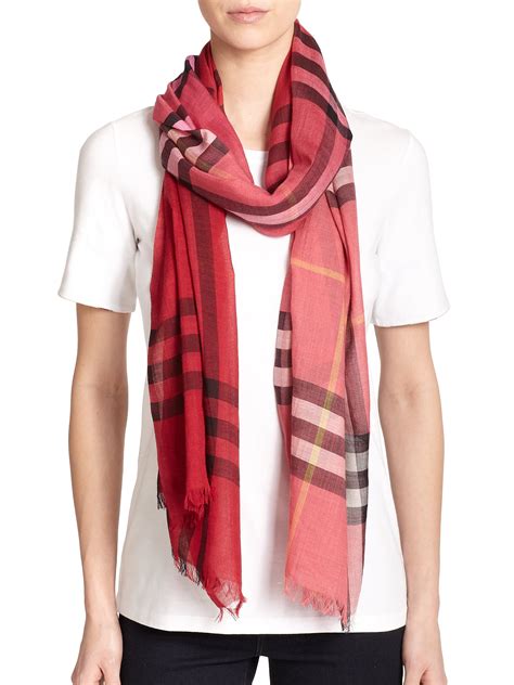 burberry silk scarf saks|authentic Burberry silk scarf.